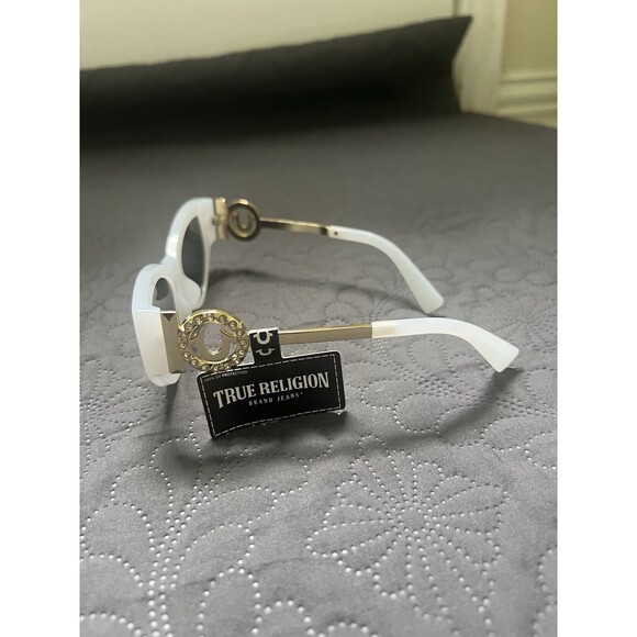 NWT True Religion TR93421-D1MS1 White/Gold/Bling Women’s Chic Glam Summer Sunnie main image 6